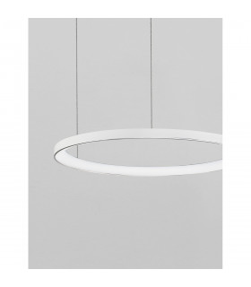 Pertino 58cm Integrated LED Pendant Ceiling Light Dimmable Sandy White Aluminium LED 48W 2880Lm 3000K-2