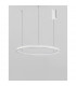 Pertino 58cm Integrated LED Pendant Ceiling Light Dimmable Sandy White Aluminium LED 48W 2880Lm 3000K-3