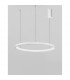 Pertino 58cm Integrated LED Pendant Ceiling Light Dimmable Sandy White Aluminium LED 48W 2880Lm 3000K-4