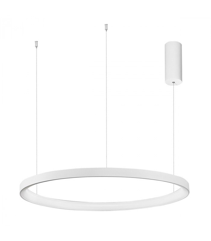 Pertino 78cm Integrated LED Pendant Ceiling Light Dimmable Sandy White Aluminium LED 60W 3600Lm 3000K-1