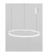 Pertino 78cm Integrated LED Pendant Ceiling Light Dimmable Sandy White Aluminium LED 60W 3600Lm 3000K-3