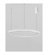 Pertino 78cm Integrated LED Pendant Ceiling Light Dimmable Sandy White Aluminium LED 60W 3600Lm 3000K-4