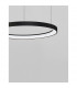 Pertino 48cm Integrated LED Pendant Ceiling Light Dimmable Sandy Black Aluminium LED 38W 2280Lm 3000K-2