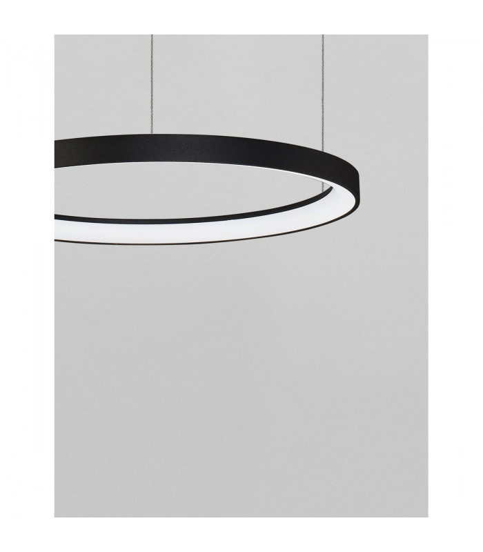 Pertino 48cm Integrated LED Pendant Ceiling Light Dimmable Sandy Black Aluminium LED 38W 2280Lm 3000K-2