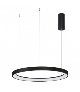 Pertino 58cm Integrated LED Pendant Ceiling Light Dimmable Sandy Black Aluminium LED 48W 2880Lm 3000K-1