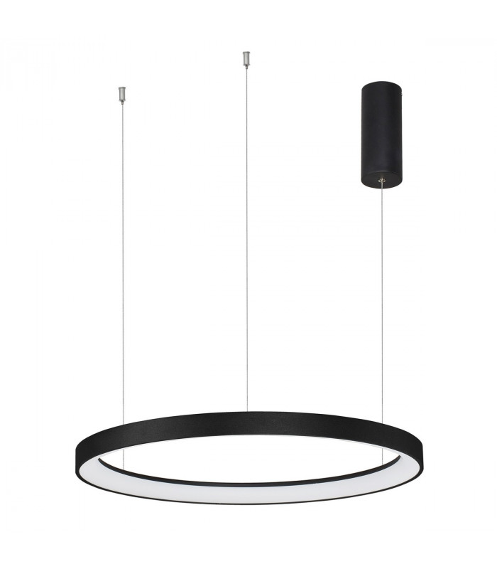 Pertino 58cm Integrated LED Pendant Ceiling Light Dimmable Sandy Black Aluminium LED 48W 2880Lm 3000K-1
