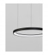 Pertino 58cm Integrated LED Pendant Ceiling Light Dimmable Sandy Black Aluminium LED 48W 2880Lm 3000K-2