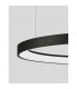 Pertino 58cm Integrated LED Pendant Ceiling Light Dimmable Sandy Black Aluminium LED 48W 2880Lm 3000K-5