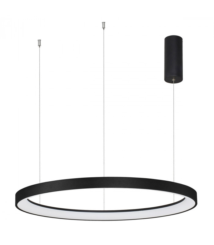 Pertino 78cm Integrated LED Pendant Ceiling Light Dimmable Sandy Black Aluminium LED 60W 3600Lm 3000K-1