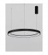 Pertino 78cm Integrated LED Pendant Ceiling Light Dimmable Sandy Black Aluminium LED 60W 3600Lm 3000K-3