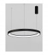 Pertino 78cm Integrated LED Pendant Ceiling Light Dimmable Sandy Black Aluminium LED 60W 3600Lm 3000K-4