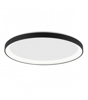 Pertino 38cm Integrated LED Semi Flush Light Sandy White Aluminium LED 30W 1800Lm 3000K-1