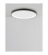Pertino 38cm Integrated LED Semi Flush Light Sandy White Aluminium LED 30W 1800Lm 3000K-3