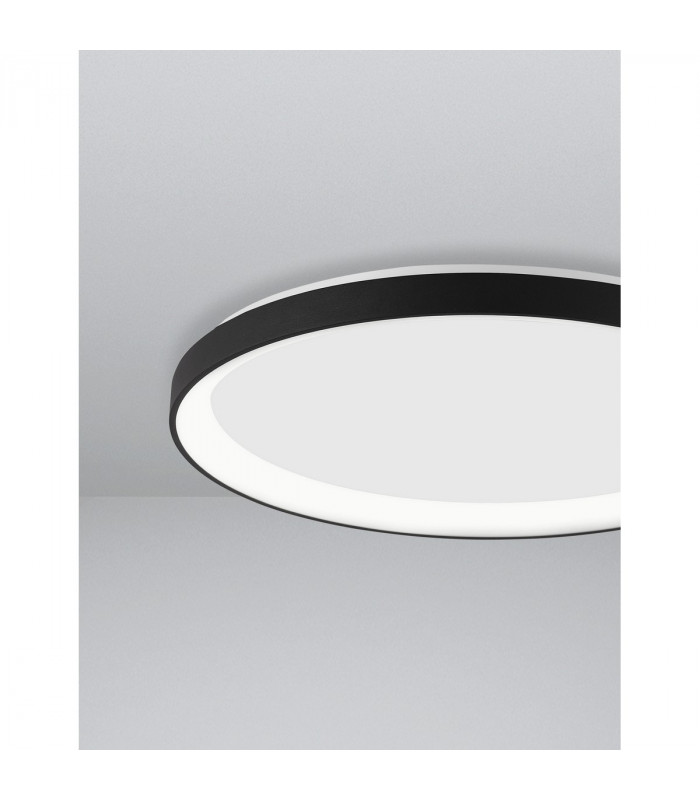 Pertino 38cm Integrated LED Semi Flush Light Sandy White Aluminium LED 30W 1800Lm 3000K-5