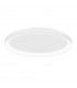 Pertino 38cm Integrated LED Semi Flush Light Sandy Black Aluminium LED 30W 1800Lm 3000K-1