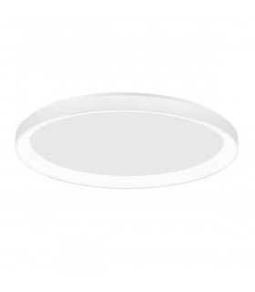 Pertino 38cm Integrated LED Semi Flush Light Sandy Black Aluminium LED 30W 1800Lm 3000K-1