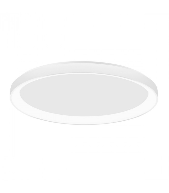 Pertino 38cm Integrated LED Semi Flush Light Sandy Black Aluminium LED 30W 1800Lm 3000K-1