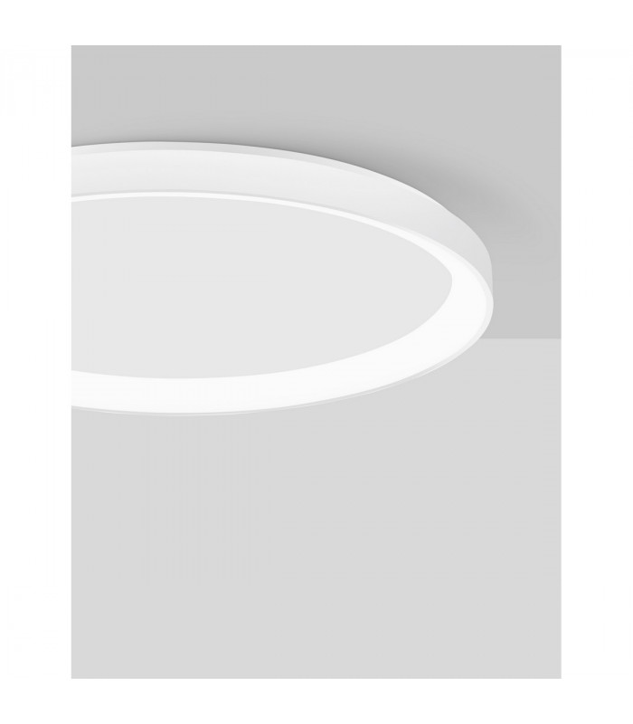 Pertino 38cm Integrated LED Semi Flush Light Sandy Black Aluminium LED 30W 1800Lm 3000K-2
