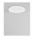 Pertino 38cm Integrated LED Semi Flush Light Sandy Black Aluminium LED 30W 1800Lm 3000K-3