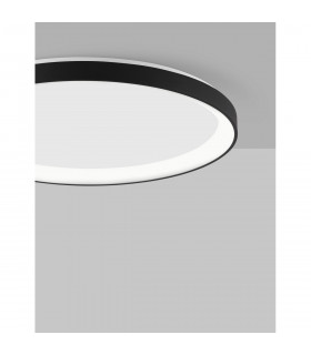 Pertino 38cm Integrated LED Semi Flush Light Sandy White Aluminium LED 38W 2280Lm 3000K-2