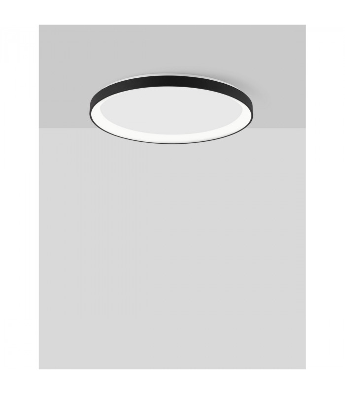 Pertino 38cm Integrated LED Semi Flush Light Sandy White Aluminium LED 38W 2280Lm 3000K-3