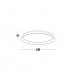 Pertino 38cm Integrated LED Semi Flush Light Sandy White Aluminium LED 38W 2280Lm 3000K-6