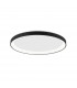 Pertino 58cm Integrated LED Semi Flush Light Sandy White Aluminium LED 48W 2880Lm 3000K-1