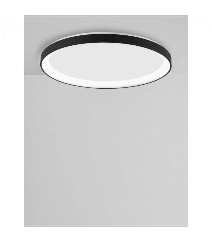Pertino 58cm Integrated LED Semi Flush Light Sandy White Aluminium LED 48W 2880Lm 3000K-3