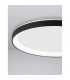 Pertino 58cm Integrated LED Semi Flush Light Sandy White Aluminium LED 48W 2880Lm 3000K-6