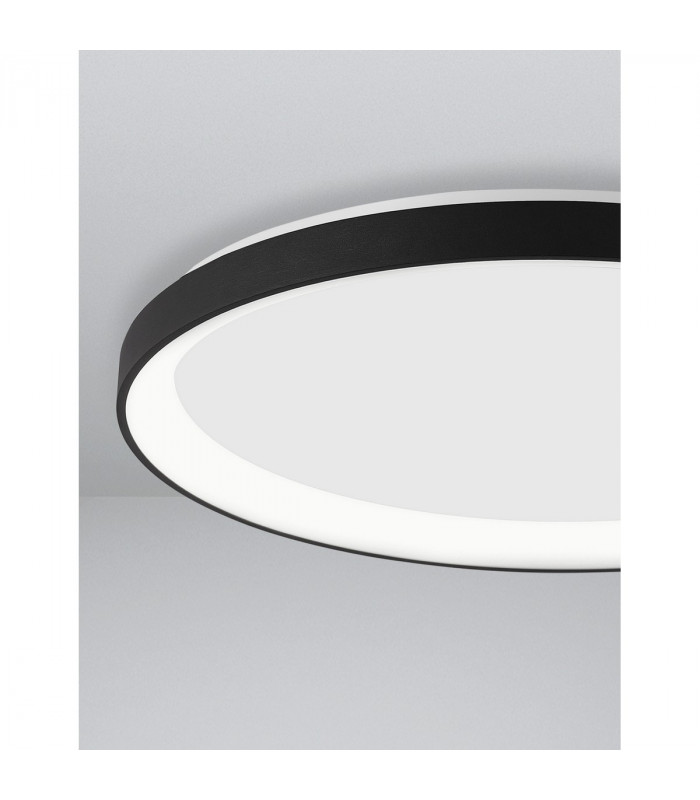 Pertino 58cm Integrated LED Semi Flush Light Sandy White Aluminium LED 48W 2880Lm 3000K-6