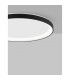 Pertino 58cm Integrated LED Semi Flush Light Sandy White Aluminium LED 48W 2880Lm 3000K-7