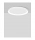 Pertino 58cm Integrated LED Semi Flush Light Sandy Black Aluminium LED 48W 2880Lm 3000K-2