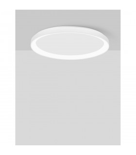 Pertino 58cm Integrated LED Semi Flush Light Sandy Black Aluminium LED 48W 2880Lm 3000K-2