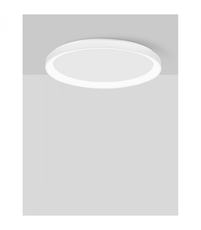 Pertino 58cm Integrated LED Semi Flush Light Sandy Black Aluminium LED 48W 2880Lm 3000K-2