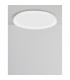 Pertino 58cm Integrated LED Semi Flush Light Sandy Black Aluminium LED 48W 2880Lm 3000K-3