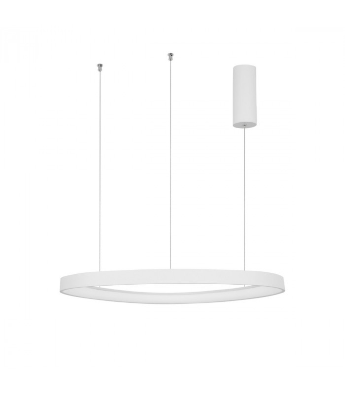 Esteva 65cm Integrated LED Pendant Ceiling Light Dimmable Sandy White Aluminium &Acrylic LED 48W 2400Lm 3000K-1