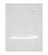 Esteva 65cm Integrated LED Pendant Ceiling Light Dimmable Sandy White Aluminium &Acrylic LED 48W 2400Lm 3000K-2