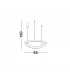 Esteva 65cm Integrated LED Pendant Ceiling Light Dimmable Sandy White Aluminium &Acrylic LED 48W 2400Lm 3000K-6