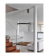Esteva 65cm Integrated LED Pendant Ceiling Light Dimmable Sandy Black Aluminium &Acrylic LED 48W 2400Lm 3000K-2