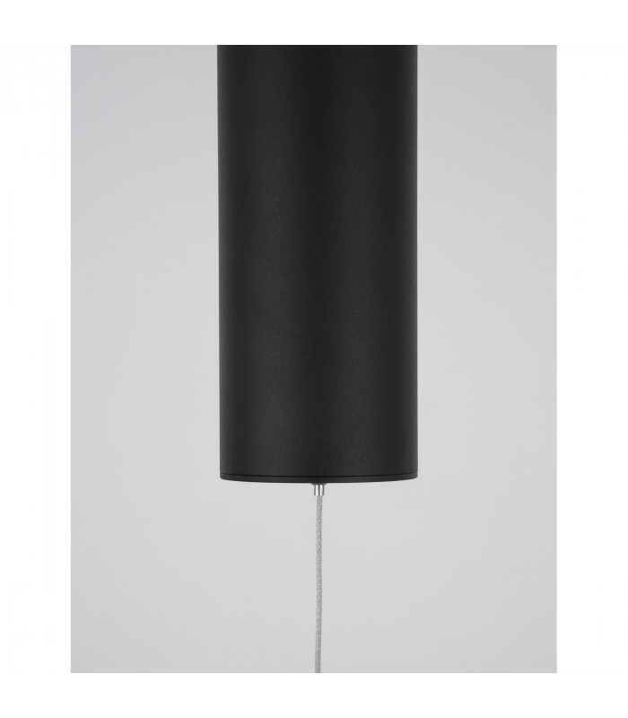 Esteva 65cm Integrated LED Pendant Ceiling Light Dimmable Sandy Black Aluminium &Acrylic LED 48W 2400Lm 3000K-6