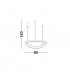 Esteva 65cm Integrated LED Pendant Ceiling Light Dimmable Sandy Black Aluminium &Acrylic LED 48W 2400Lm 3000K-7