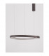 Esteva 65cm Integrated LED Pendant Ceiling Light Dimmable Coffee Brown Aluminium &Acrylic LED 48W 2400Lm 3000K-3