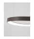 Esteva 65cm Integrated LED Pendant Ceiling Light Dimmable Coffee Brown Aluminium &Acrylic LED 48W 2400Lm 3000K-4