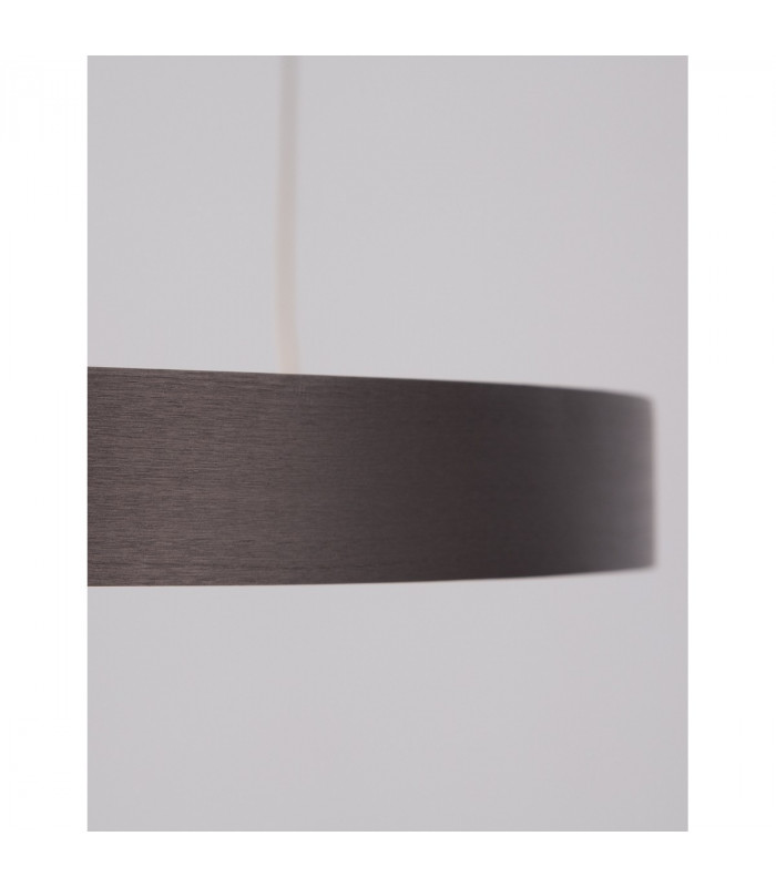 Esteva 65cm Integrated LED Pendant Ceiling Light Dimmable Coffee Brown Aluminium &Acrylic LED 48W 2400Lm 3000K-5