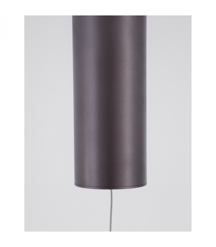 Esteva 65cm Integrated LED Pendant Ceiling Light Dimmable Coffee Brown Aluminium &Acrylic LED 48W 2400Lm 3000K-6