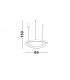 Esteva 65cm Integrated LED Pendant Ceiling Light Dimmable Coffee Brown Aluminium &Acrylic LED 48W 2400Lm 3000K-7