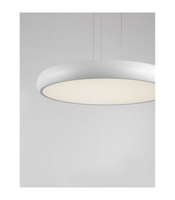 Gap 51cm Integrated LED Pendant Ceiling Light White Aluminium LED 50W 3000KLm 3000K-3