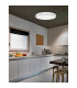 Gap 51cm Integrated LED Semi Flush Light White Aluminium LED 50W 3000KLm 3000K-2