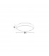 Gap 61cm Integrated LED Semi Flush Light White Aluminium LED 62W 3720Lm 3000K-3