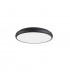 Gap 61cm Integrated LED Semi Flush Light Black Aluminium LED 62W 3410Lm 3000K-1